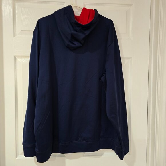 New Orleans Pelicans Men's NBA Pullover Hoodie Polyester Navy Pockets Sz 2XL NWT - Picture 7 of 10